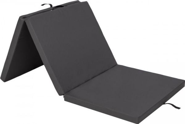 Hobbygarden sammenleggbar madrass ALEX - XL - grafitt