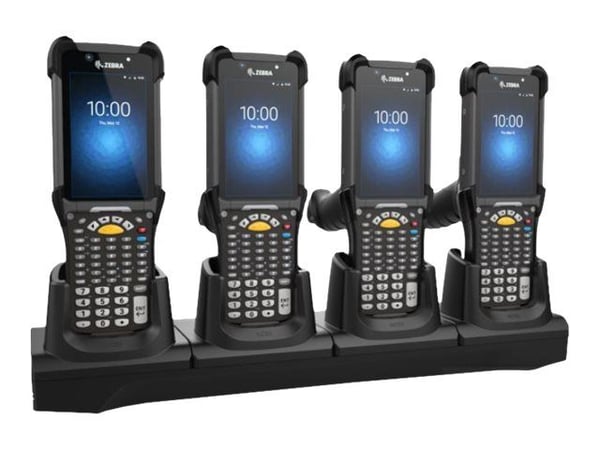 Zebra 4-Slot Charging Cradle - Laddningsställ för handdator - utgångskontakter: 4 - för Zebra MC930, MC9300, MC9300-G