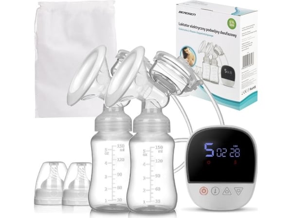 Dubbel elektrisk bröstpump Berdsen 5906 med LCD-skärm