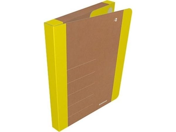 Velcro-mappe A4/3cm gul DONAU (500 klistremerker)
