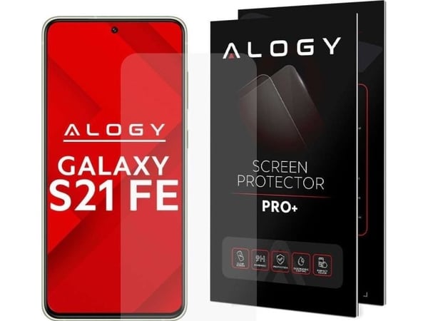 Alogy herdet glass til telefon, skjermbeskyttelse til Samsung Galaxy S21 FE, universell