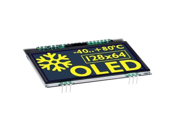 NÄYTTÖ VISIONS OLED-näyttö (B x K x T) 68 x 51 x 3,3 mm