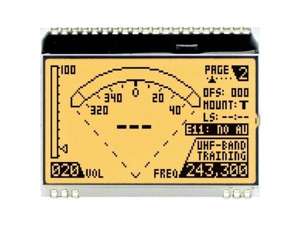 DISPLAY VISIONS LC-display (B x H x D) 55 x 46 x 2 mm