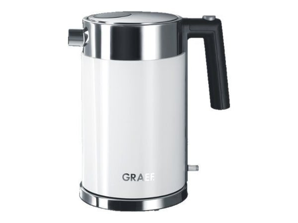 Graef WK 61 - Kjele - 1.5 liter - 2.2 kW - rustfritt stål/akrylhvit