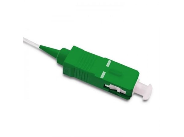 Qoltec - Nätverkskabel - SC/APC enkelläge (hane) till SC/APC enkelläge (hane) - 1 m - fiberoptisk - 9 / 125 mikrometer - G.657.A - halogenfri - vit