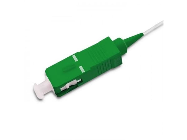 Qoltec - Nätverkskabel - SC/APC enkelläge (hane) till SC/APC enkelläge (hane) - 1 m - fiberoptisk - 9 / 125 mikrometer - G.657.A - halogenfri - vit