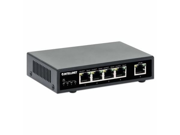 Intellinet 561839, Gigabit Ethernet (10/100/1000), Strøm over Ethernet (PoE)