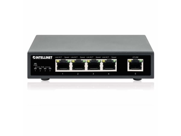 Intellinet 561839, Gigabit Ethernet (10/100/1000), Strøm over Ethernet (PoE)