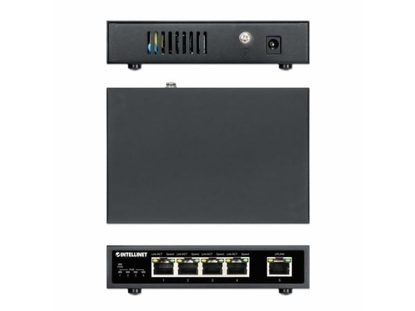 Intellinet 561839, Gigabit Ethernet (10/100/1000), Strøm over Ethernet (PoE)