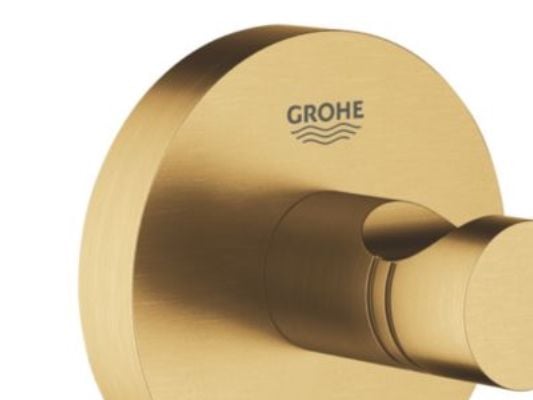 Grohe Essentials håndklekrok - børstet messing