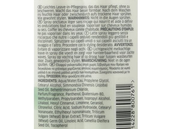 Wella Professionals Nutricurls Milky Waves Leave-In Spray 150 ml
