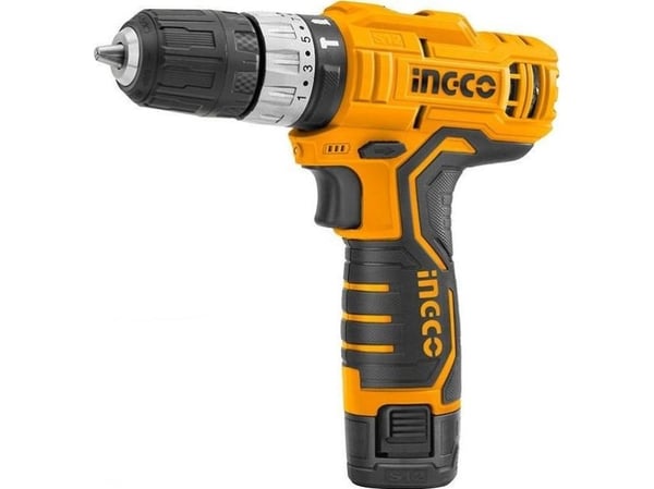 INGCO porakone/porakone CIDLI1232E, 12V, 20NM + 2x 1.5Ah akut INGCO porakone/porakone CIDLI1232E, 12V, 20NM + 2x 1.5Ah akut