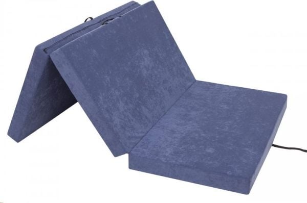 Hobbygarden sammenleggbar madrass BEN - XXL - denim