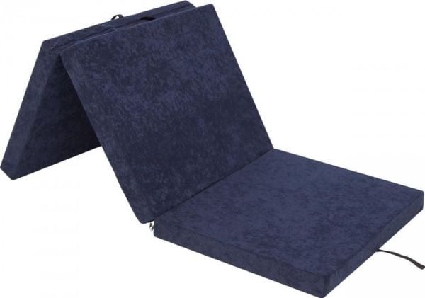 Hobbygarden treningsmatte 3-delt Ben 195 x 80 x 8 cm marineblå