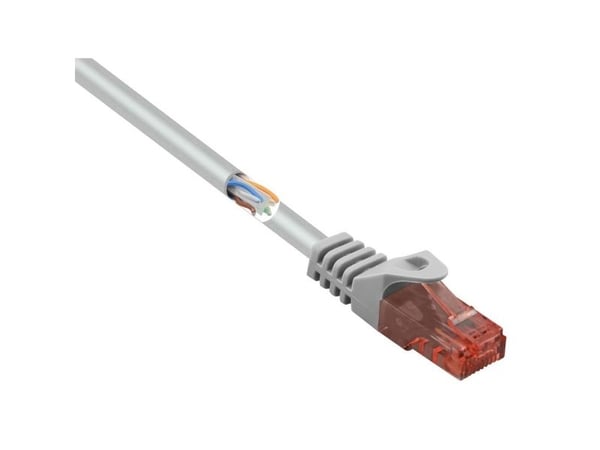 Renkforce RF-5043810, 10 m, Cat6, U/UTP (UTP), RJ-45, RJ-45, Grå