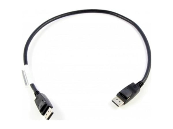 Lenovo - DisplayPort-kabel - DisplayPort (hann) til DisplayPort (hann) - 0.5 m - for ThinkCentre M75t Gen 2; M80s Gen 3; M90a Gen 3; M90q Gen 2; M9...