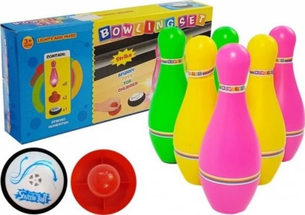 Lean Sport Import LEANToys set till krocket i kregle, färgglatt, 6 st, lyser
