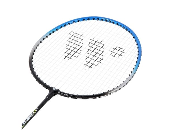 WISH STEELTEC 216 NIEBIESKO-CZARNA RACKET TIL BADMINTONØNSKET