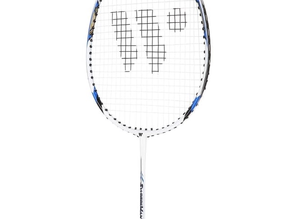WISH STEELTEC 9K badmintonketcher-set rød+blå WISH