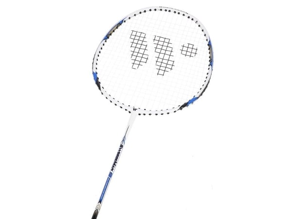 WISH STEELTEC 9K badmintonketcher-set rød+blå WISH