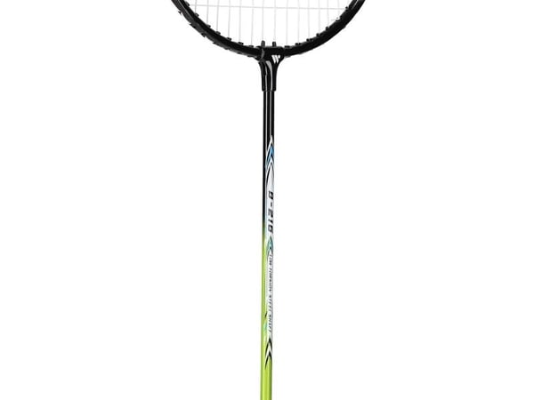 WISH STEELTEC 216K set med badmintonketschare grönt+blått + strängar/bolde 3 st Wish