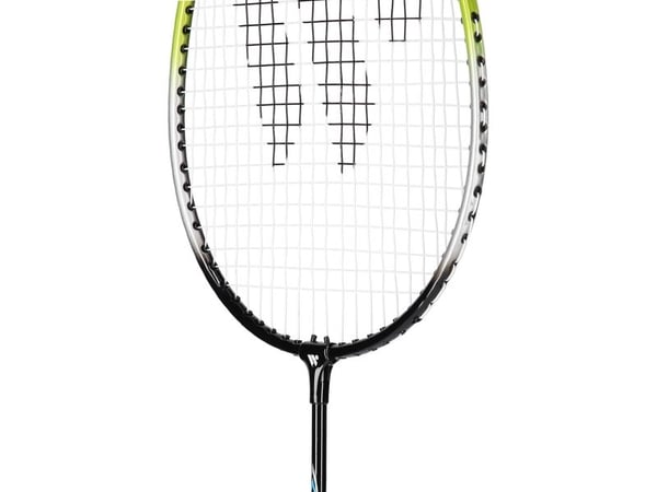 WISH STEELTEC 216K sett med badmintonketsjere grønn+blå + baller/ fjær 3 stk Wish