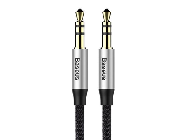 Baseus CAM30BS1, 3.5mm, Uros, 3.5mm, Uros, 1 m, Musta, Hopea
