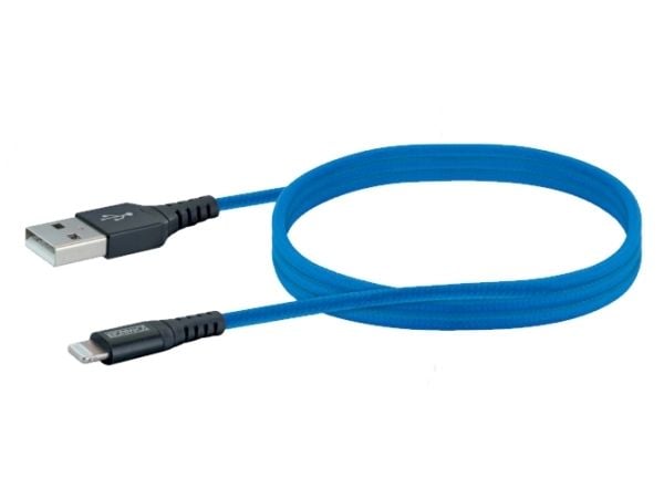Schwaiger LPRO440 501, Blå, USB A, Lightning, 1,2 m, Hankjønn, Hankjønn