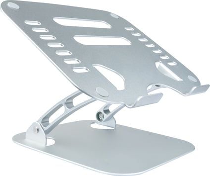 Schwaiger - Ställ för bärbar dator - hopfällbar - 20" - silver