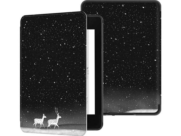 Tech-Protect Graphic-etui til Kindle Paperwhite 1/2/3 Snow Deer