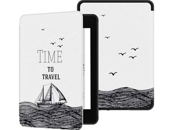 Tech-Protect Graphic etui til Kindle Paperwhite 1/2/3 Time to Travel