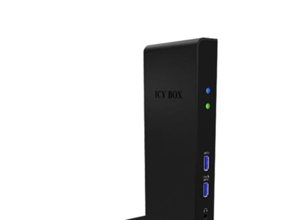 ICY BOX IB-DK2241AC - Dokkingstasjon - USB - DVI, HDMI - GigE