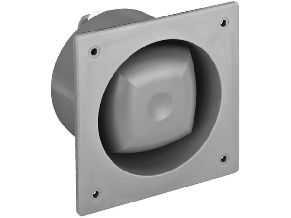 Monacor NR-10M, Takmonterbar, Väggmonterbar, Grå, Akrylnitrilbutadienstyren, 0 - 40 °C, 10 W, 20 W