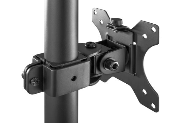 DIGITUS - Stativ - Quick Mount & QuickRelease - for LCD-skjerm - universal - plastikk, stål - svart - skjermstørrelse: 17"-32" - skrivebordsstativ