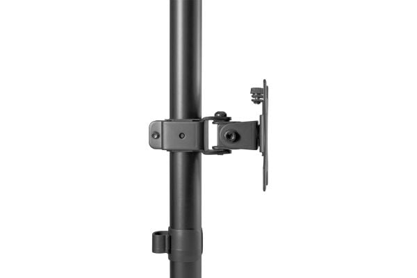 DIGITUS DA-90438 - Stativ - for 2 LCD displays / curved LCD displays - clamp or grommet mount - stål, plastikk - matt svart - skjermstørrelse: innt...