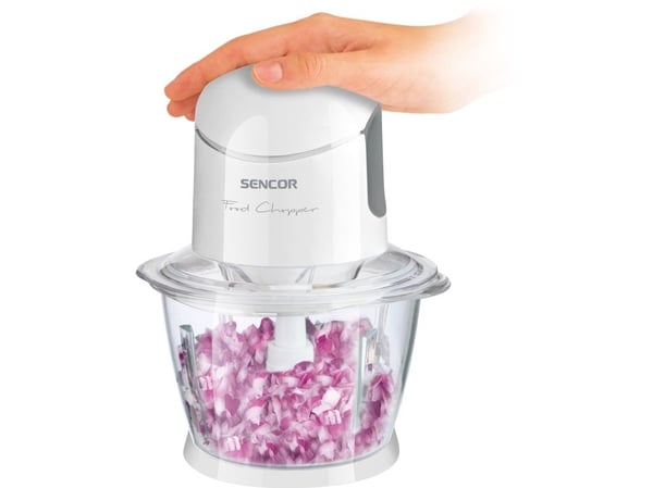 Sencor SCB 5100WH-EUE3, 1 l, Hvit, Glass, Titan, 800 W, AC