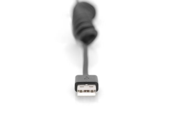 DIGITUS - USB-kabel - USB (hann) til USB-C (hann) - USB 2.0 - 20 V - 3 A - 1 m - svart