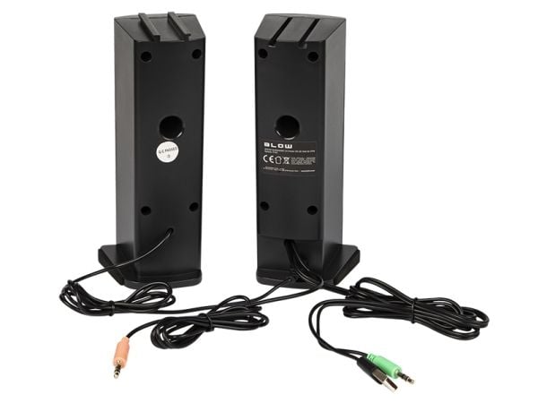 BLOW MS-28, 2-veis, 2.0 kanaler, Ledning & Trådløs, 6 W, 60 - 20000 Hz, Sort
