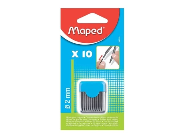 Maped - Kompassbly - 2 mm (en pakke 10)