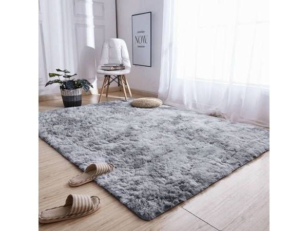 Ombre shaggy teppe 100x150 Ombre Silver