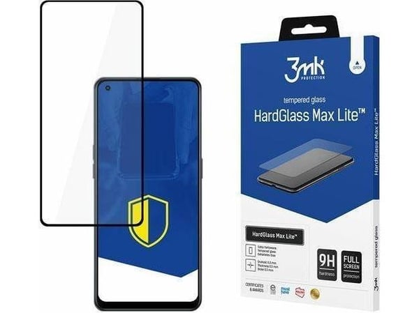 3MK HG Max Lite skjermbeskyttelse OPPO Reno 7 Lite 5G svart/black