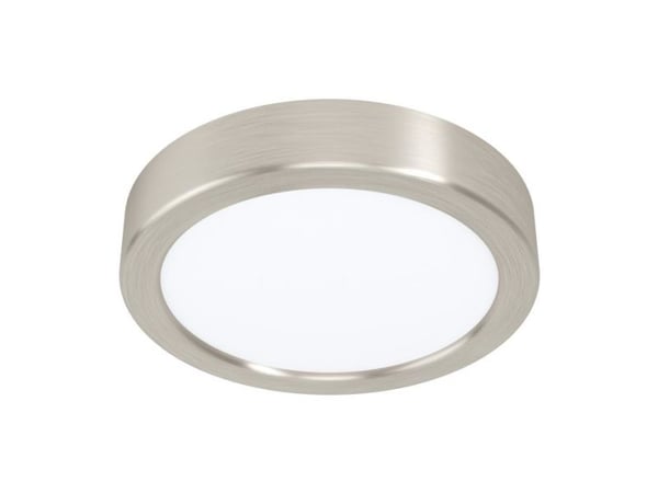 EGLO Fueva 5, LED, 4000 K, 1350 lm, IP20, Satin Stål, Hvit