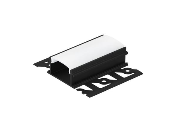 EGLO Profile 4, Profil, Tak/Vegg, Sort, Hvit, Aluminium, Plast, 62 mm, 1000 mm