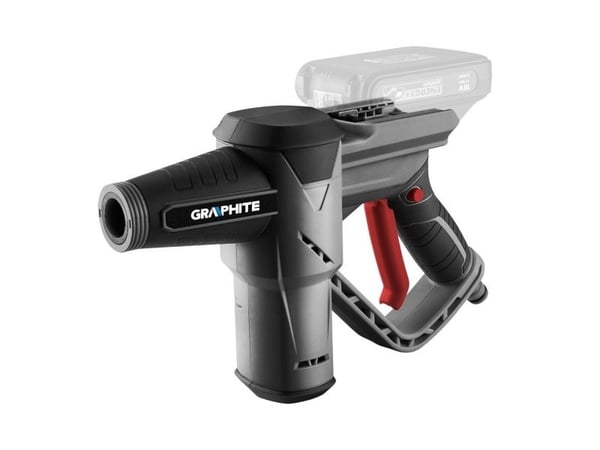 Graphite 58G083, Kompakt, Batteri, Grå, 170 l/t, 24 stang, 70 dB
