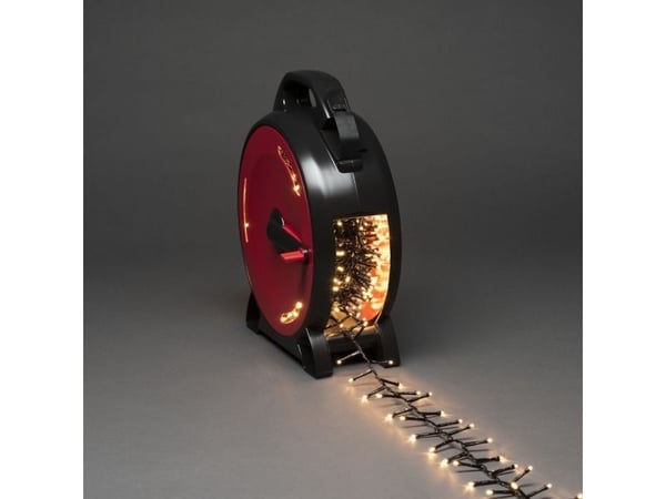 Konstsmide 3850-100, Fairy lights, Sort, Rød, Plast, IP44, Sort, 1200 pære(r )