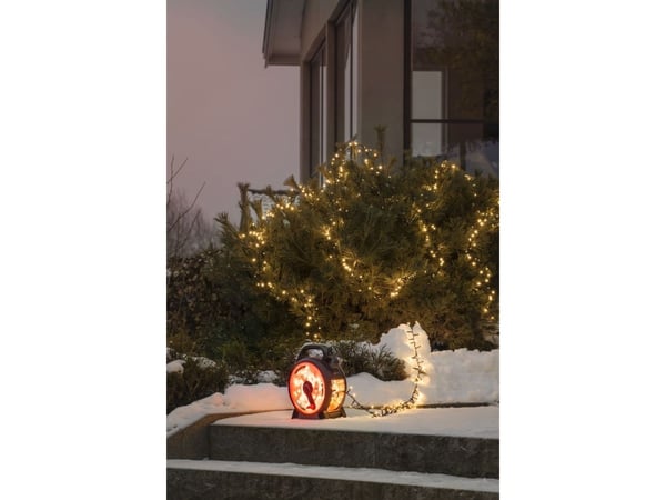 Konstsmide 3850-100, Fairy lights, Sort, Rød, Plast, IP44, Sort, 1200 pære(r )