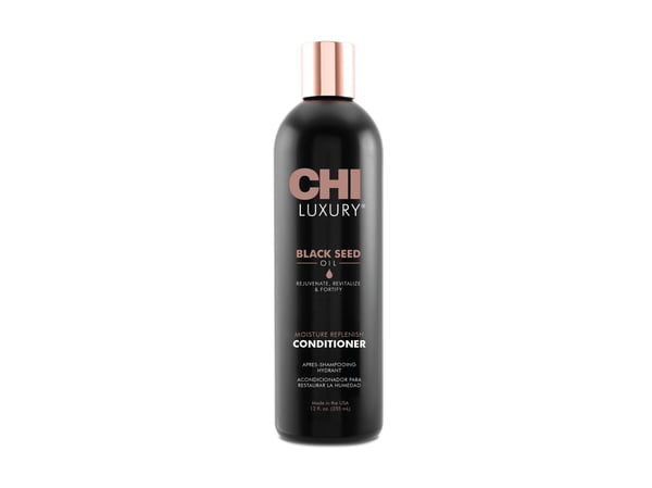 CHI LUXURY_Black Seed Oil hoitoaine kuiville ja vaurioituneille hiuksille 355ml