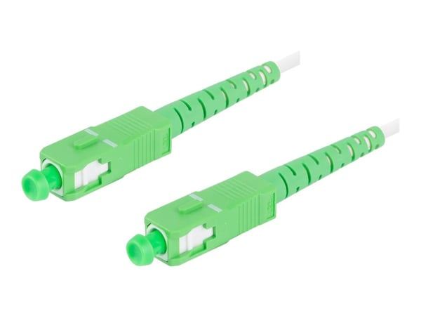 Lanberg - Koblingskabel - SC/APC (hann) til SC/APC (hann) - 30 m - 3 mm - fiberoptisk - simpleks - 9 / 125 micron - 0.25 dB - G.657.B3 - halogenfri...