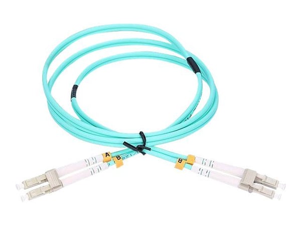 Extralink - Koblingskabel - LC/UPC-multimodus (hann) til LC/UPC-multimodus (hann) - 1 m - 3 mm - fiberoptisk - dupleks - OM3