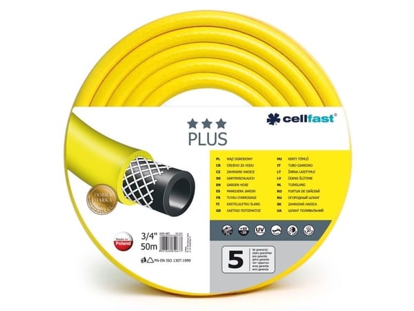 CELLFAST HAGESLANGE PLUSS STØRRELSE: 3/4" LENGDE: 50m